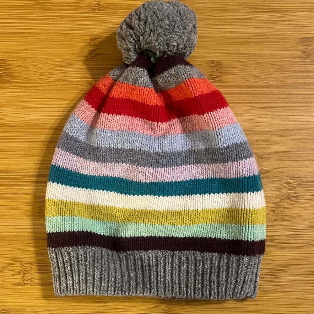 Baby Gap Colorful Striped Kids Beanie Size M/L